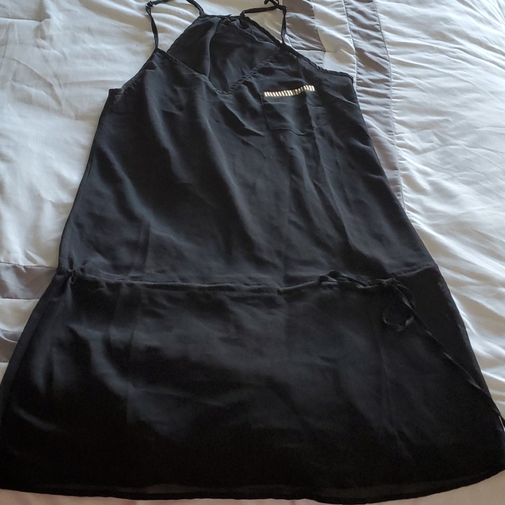 Black swimsuit cover up